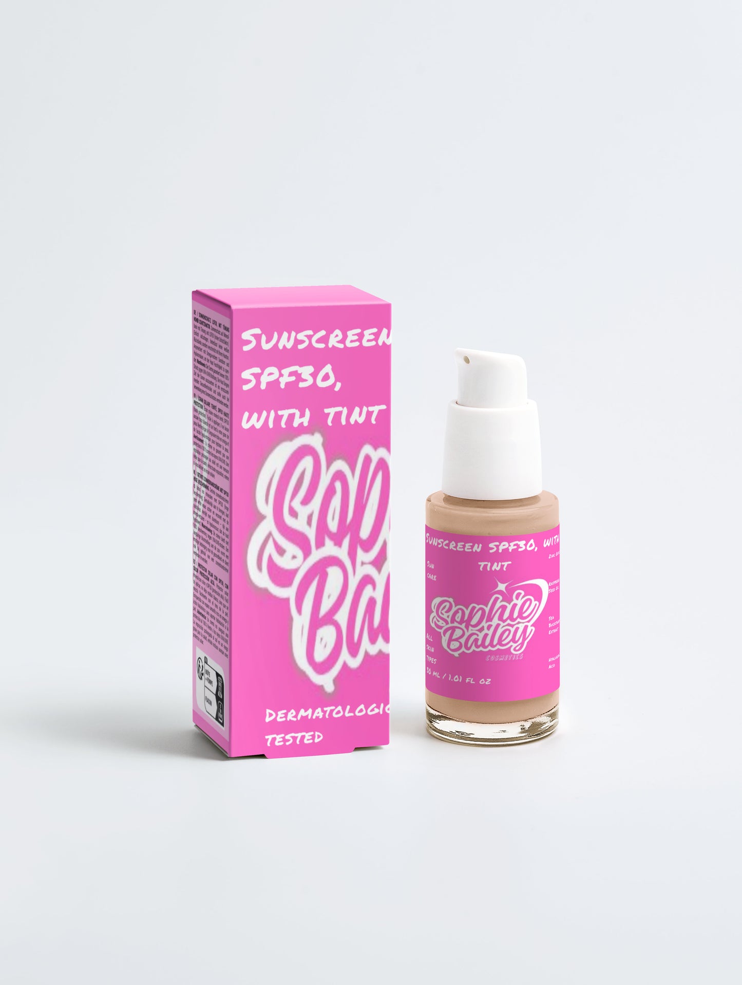 Sunscreen SPF30, with tint