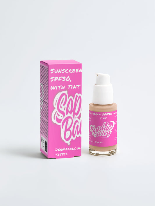 Sunscreen SPF30, with tint