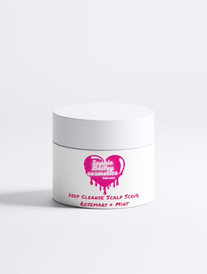 Deep Cleanse Scalp Scrub, Rosemary & Mint
