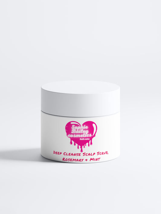 Deep Cleanse Scalp Scrub, Rosemary & Mint