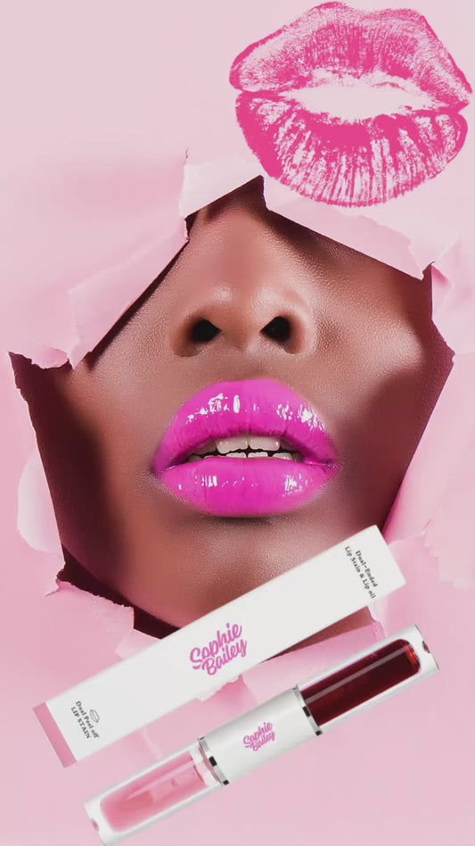 Lip stain duo